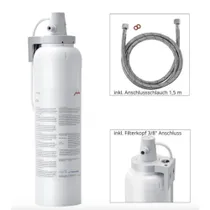 JURA Wasserfilter F2300 für Automaten mit Festwasseranschluss (70331) inkl. Anschlußschlauch und Filterkopf