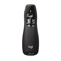 Logitech Wireless Presenter R400 mit rotem Laserpointer, 15 m Reichweite, USB Plug & Play, kabellose Präsentationsfernbedienung