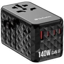 Verbatim 32125 GaN III-Universal-Reiseadapter 140W