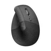 Logitech Lift Ergonomische Vertikale Maus Grafit | Kabellose Bluetooth & Logi Bolt Maus | 57° Ergonomie | 4000 DPI | Bis zu 24 Monate Akkulaufzeit