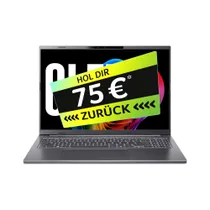 Acer Aspire 16 AI OLED A16-61M-R473 16 Zoll Laptop AMD Ryzen AI 5 330 16 GB RAM 512 GB SSD Windows 11 Home Steel Gray