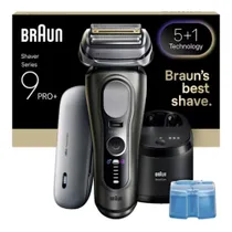 Braun Series 9 PRO+ 9667cc Folienschaber Trimmer grau/silber