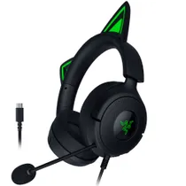 Razer Kraken Kitty V3 USB-C Gaming Headset mit Chroma RGB, 7.1 Surround Sound & HyperClear Mikrofon, kabelgebunden, Schwarz