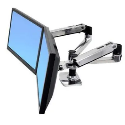 ERGOTRON LX Monitor Arm für zwei Monitore Tischhalterung, Side-by