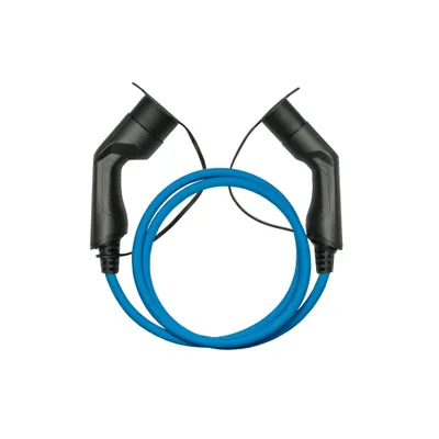 Kabelmeister E-Auto-Ladekabel Mode 3, Typ 2 Stecker an Buchse, 16 A, 5 m,  blau Buy