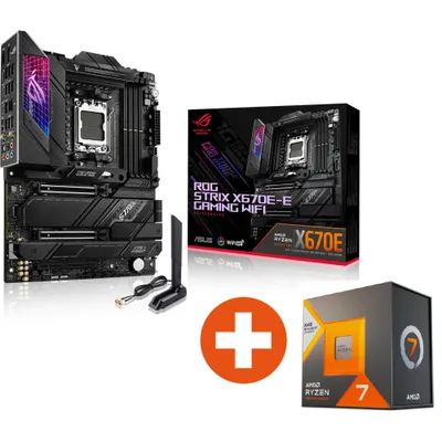 Processeur AMD Ryzen 7 7800X3D 4,2 GHz 8C/16T AM5 pour ASUS ROG STRIX  X670E-E GA