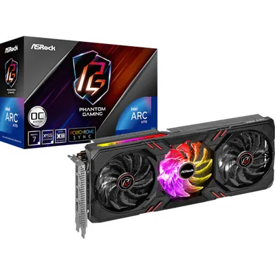 ASROCK Intel Arc A770 Phantom Gaming 16GB OC Grafikkarte 16GB 