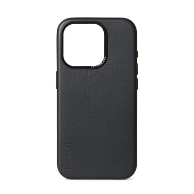 Decoded Leather Backcover fr iPhone 15 Pro Max Black Buy