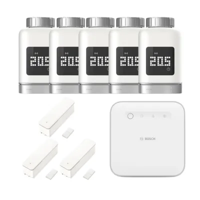 Bosch Smart Home Starter Set Smarte Heizung • 5 Thermostate • 3  Fensterkontakte kaufen
