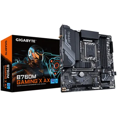 GIGABYTE B760M GAMING X AX mATX Mainboard Sockel 1700 HDMI DP USB 3.2 WIFI BT Buy