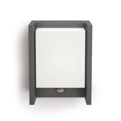 Philips Outdoor Ultra Efficient Arbour Wandleuchte 3.8W Bewegungssensor anthraz Buy