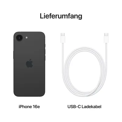 Apple iPhone 16e 128 GB Schwarz MD1Q4ZD/A Buy