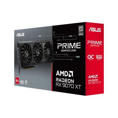 ASUS PRIME Radeon RX 9070 XT OC Edition PRIME-RX9070XT-O16G 16GB