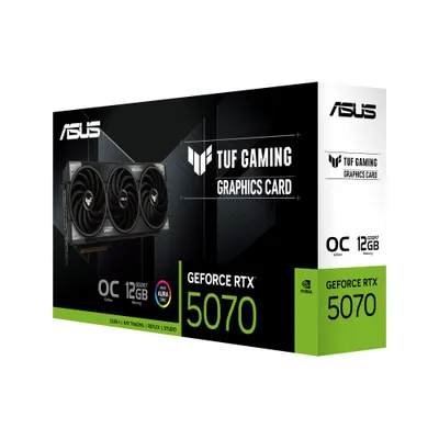 最終価格ASUS TUF Gaming GeForce RTX 5070 OC ASUS TUF Gaming GeForce RTX 5070 OC 12GB TUF-RTX5070-O12G-GAMING
