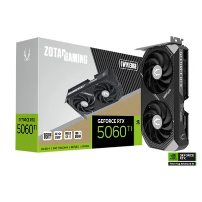 ZOTAC GAMING GeForce RTX 5060 Ti Twin Edge 16GB GDDR7 Grafikkarte