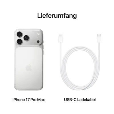 Apple iPhone 17 Pro Max 256GB Silber MFYM4ZD/A Buy