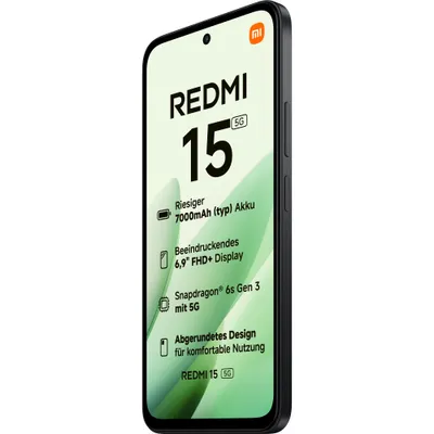 Xiaomi Redmi 15 5G 8/256GB Dual-SIM Smartphone Midnight Black Buy