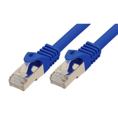 Good Connections Patchkabel mit Cat. 7 Rohkabel S/FTP blau 0,25m