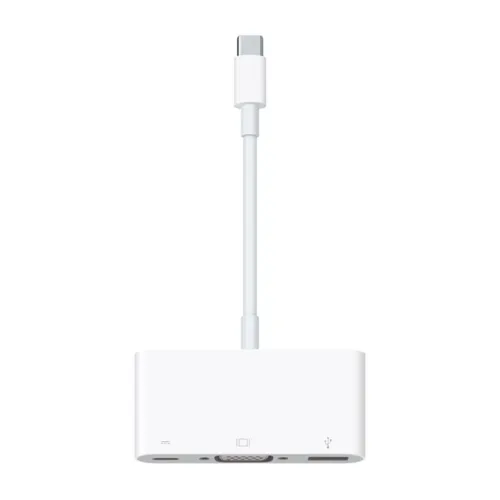 Apple MJ1L2ZM/A USB-C VGA Multiport Adapter weiß / gold
