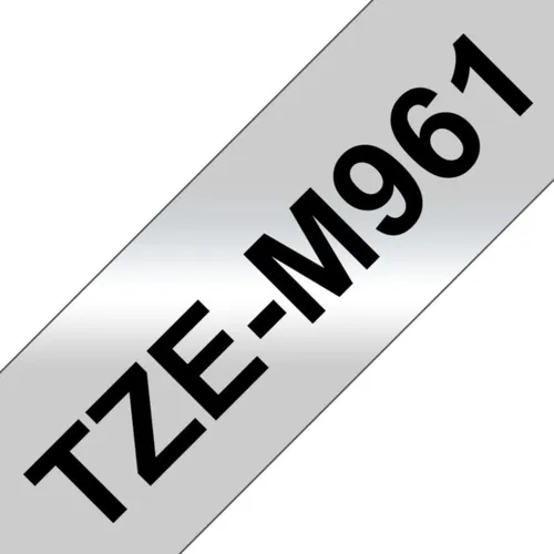 Brother TZE-M961 Schriftband schwarz/silber