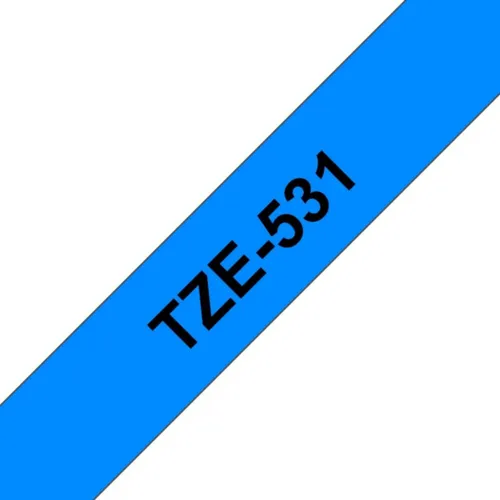 Brother TZE-531 Laminated Tape 12 mm schwarz / blau