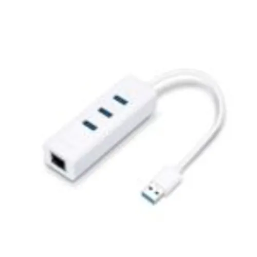 TP-Link UE330 3-Port-USB3.0-Hub Gigabit Adapter USB zu 3x USB / 1x GB-LAN