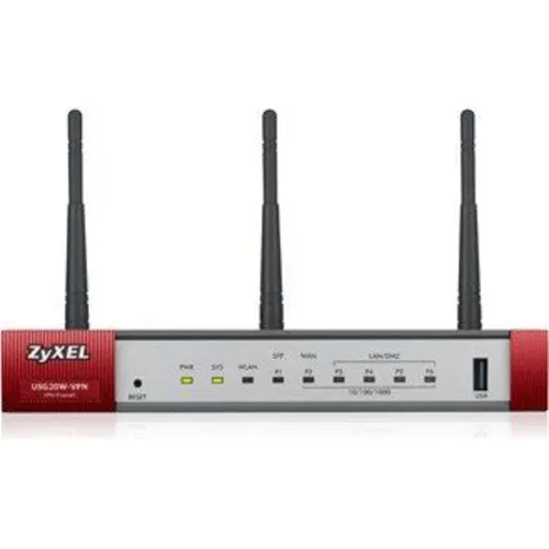 ZyXEL USG 20W-VPN (Device only) 1 x WAN 1 x SFP 4 x LAN/DMZ  IEEE 802.11ac/n