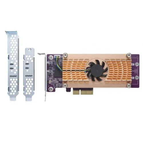 QNAP QM2 Card QM2-2P-244A Dual-M.2-22110/2280-PCIe-SSD Erweiterungskarte