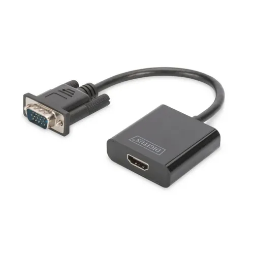 Digitus DA-70473 VGA - HDMI Konverter schwarz