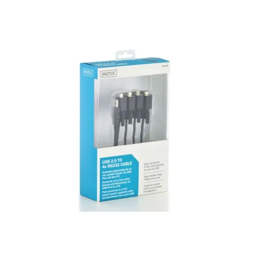 Digitus DA-70159 USB Adapter USB 2.0 zu 4x RS232