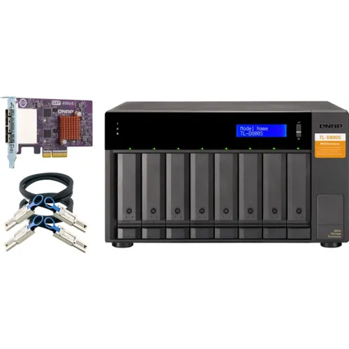 QNAP TL-D800S 8-Bay Desktop SATA JBOD Expansion Unit