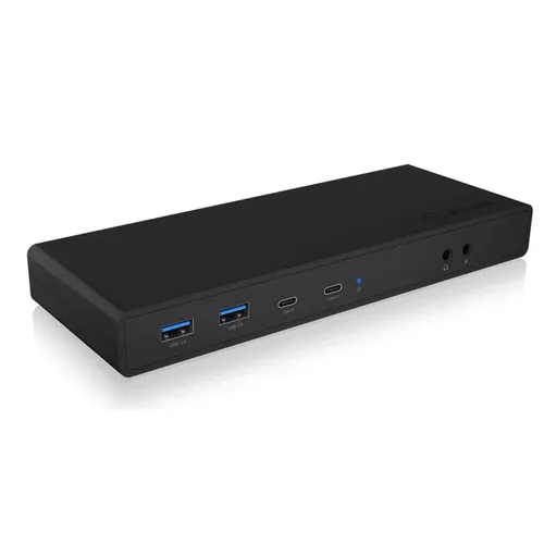 ICY BOX IB-DK2245AC DockingStation USB 3.0 Type-C mit zweifacher Videoausgabe