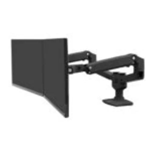 ERGOTRON LX Monitor Arm für zwei Monitore Tischhalterung, Side-by-Side, schwarz
