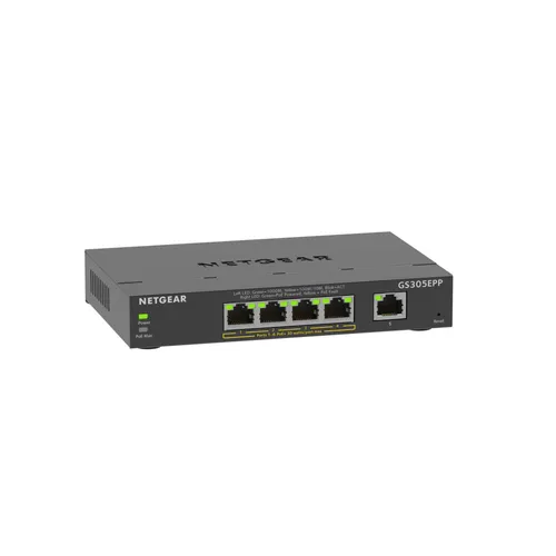 Netgear GS305EPP Smart Managed Plus Switch 5x GB-LAN, PoE+