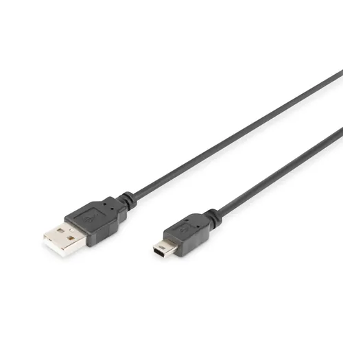Digitus DB-300130-010-S Mini USB 2.0 Kabel 1.00 m schwarz