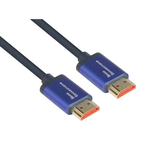 Good Connections HDMI 2.1 Kabel 8K @ 60Hz SmartFLEX Kupfer dunkelblau 1,5m