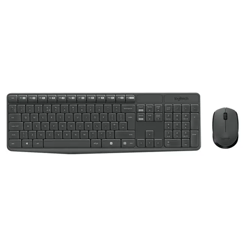 Logitech Wireless Combo MK235 + Maus