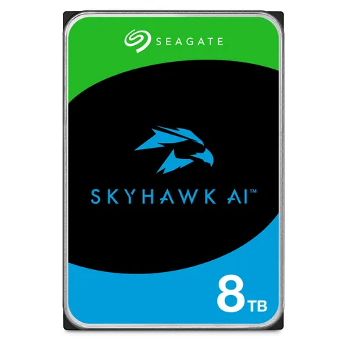 Seagate SkyHawk AI ST8000VE001 8 TB, SATA 6Gb/s, 256 MB Cache, 3 Jahre Seagate Rescue
