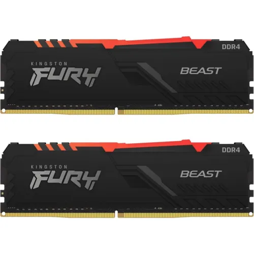 16GB (2x8GB) KINGSTON FURY Beast RGB DDR4-3200 CL16 RAM Arbeitsspeicher Kit RAM