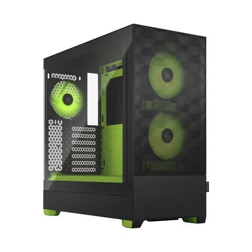 Fractal Design Pop Air RGB Green Core mit Seitenfenster grün