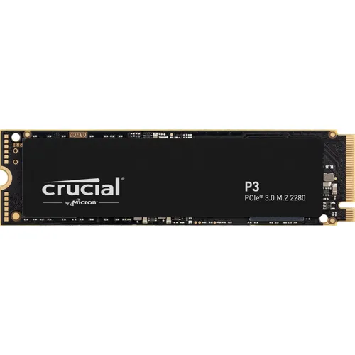 Crucial P3 NVMe SSD, 500GB, M.2 2280, PCIe 3.0, 3D-NAND