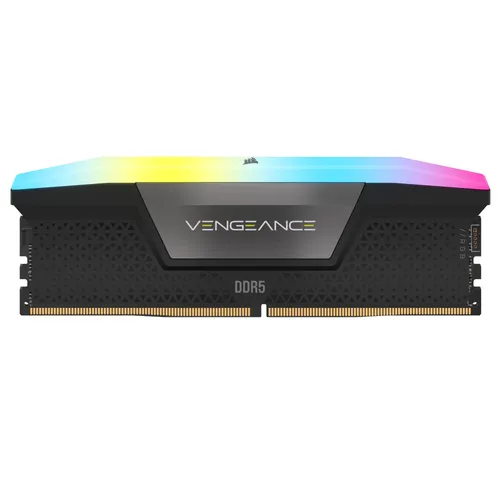 32GB (2x16GB) CORSAIR VENGEANCE RGB DDR5-5200 RAM CL40 Arbeitsspeicher Kit RAM mehrfarbig beleuchtet