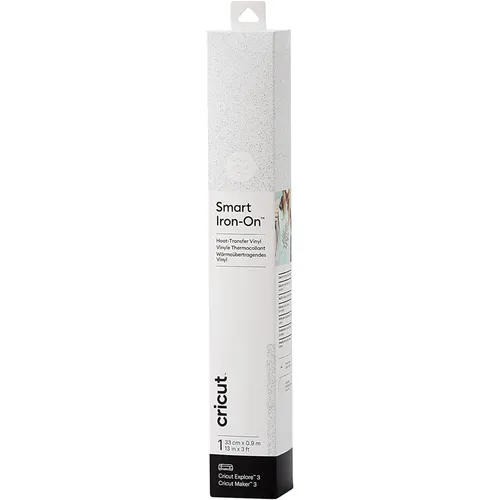 Cricut Smart Iron-on Bügelfolie 33x91cm (Glitter White)