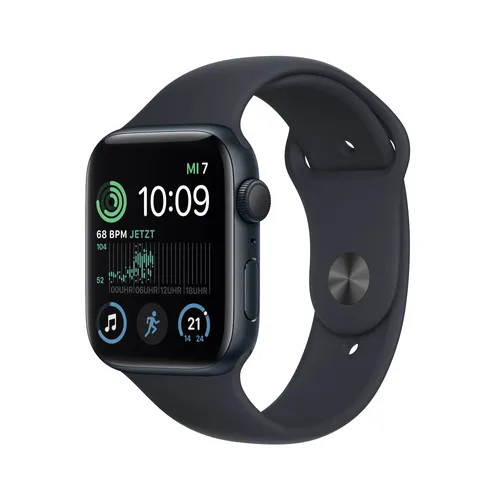 Apple Watch SE GPS 44mm Midnight Aluminium Case / Midnight Sport Band Regular