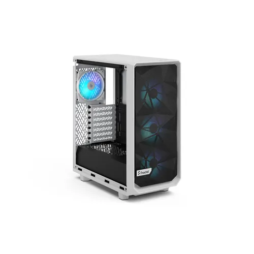 Fractal Design Meshify 2 Compact RGB Tempered Glass Clear Tint white