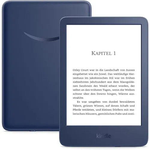 Amazon Kindle 2022 eReader mit 300 ppi, 16GB, mit Werbung, blau