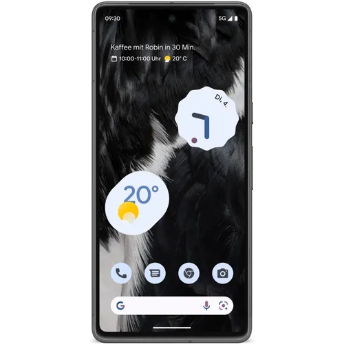 Google Pixel 7 5G Android™ Smartphone in schwarz  mit 128 GB Speicher