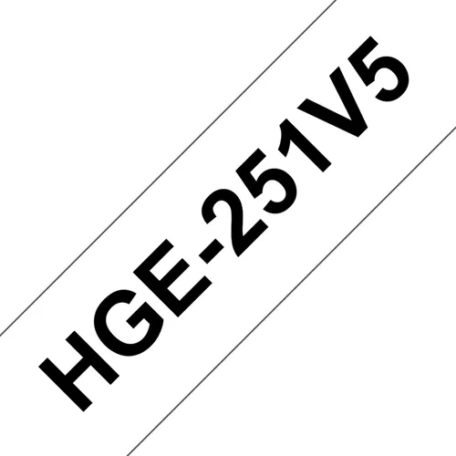 Brother HGe-251V5 Schriftband-Multipack 5x High-Grade 24mm x 8m