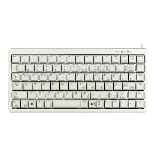 CHERRY G84-4100 Compact ML Switches, EU-Layout, hellgrau