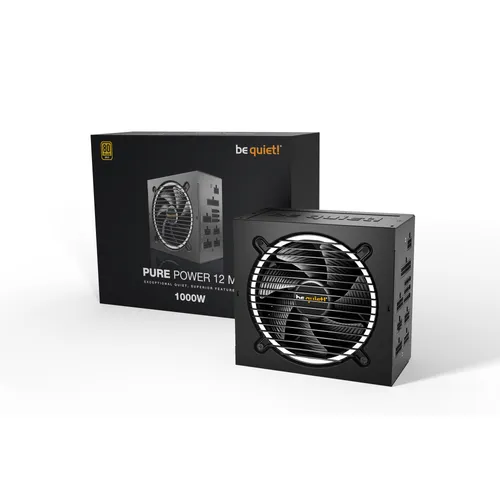 be quiet! Pure Power 12 M 1000 Watt Netzteil 80+ Gold ATX 3.1 PCIe5.1 modular 1000 Watt